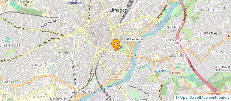 localisation de l'entreprise NIKOLA à LIMOGES