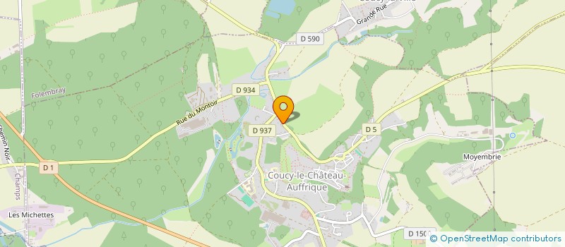 localisation de l'entreprise NIKOROK  COUCY-LE-CHATEAU-AUFFRIQUE