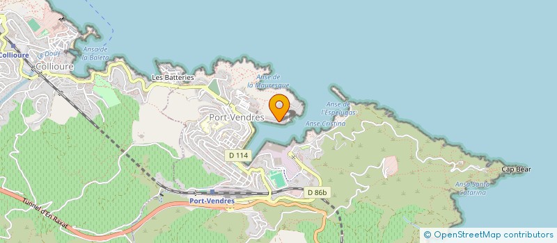 localisation de l'entreprise NIKUS à PORT-VENDRES