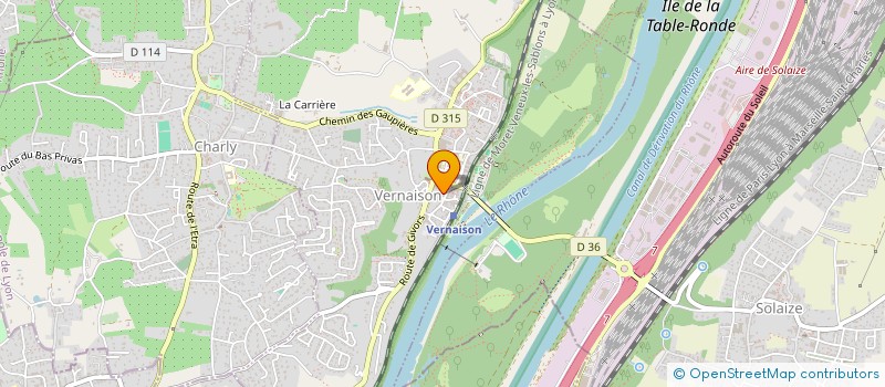 localisation de l'entreprise NIKY 1  VERNAISON