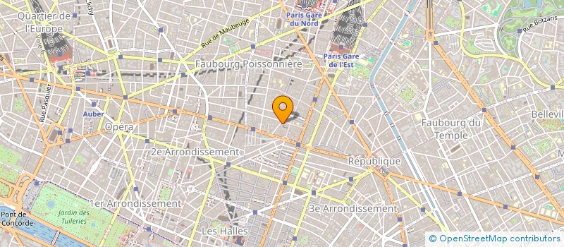 localisation de l'entreprise NIL 10  PARIS