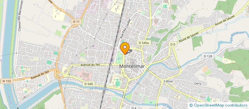localisation de l'entreprise NIL  MONTELIMAR