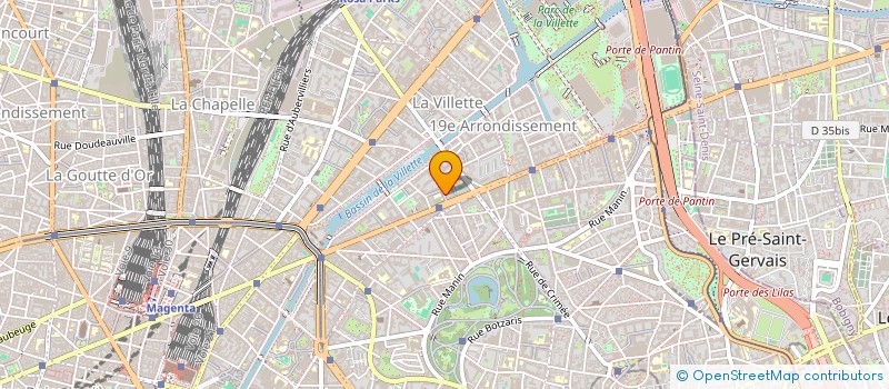 localisation de l'entreprise NIL BAT  PARIS