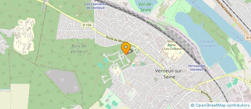 localisation de l'entreprise NIL FONCIER  VERNEUIL-SUR-SEINE