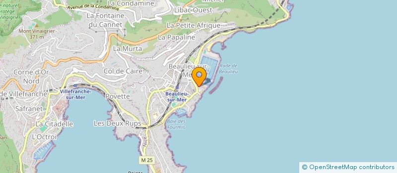 localisation de l'entreprise NILA à BEAULIEU-SUR-MER