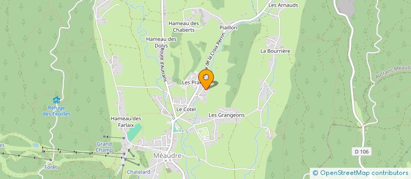 localisation de l'entreprise NILA  AUTRANS-MEAUDRE EN VERCORS