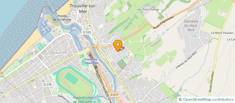 localisation de l'entreprise NILA à TROUVILLE-SUR-MER