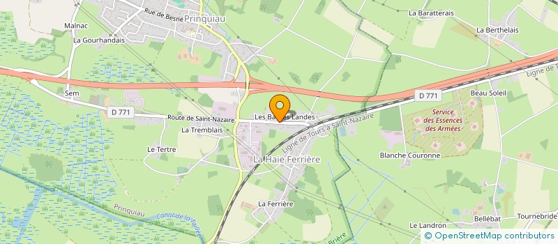 localisation de l'entreprise NILA  PRINQUIAU