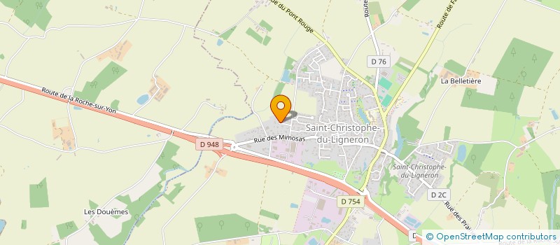 localisation de l'entreprise NILANA à SAINT-CHRISTOPHE-DU-LIGNERON