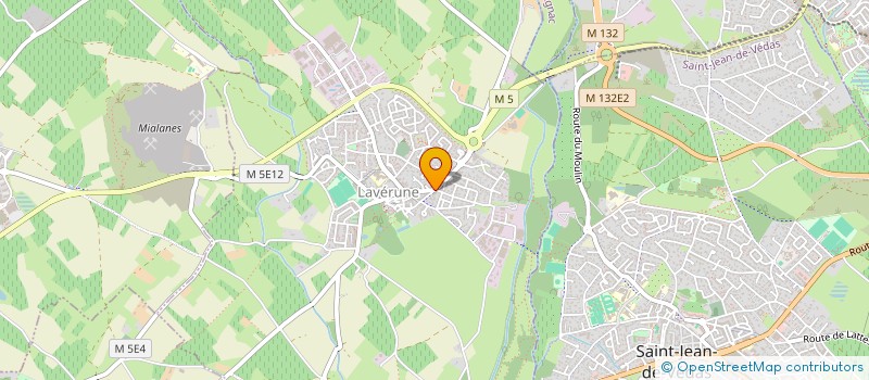 localisation de l'entreprise NILAU  LAVERUNE