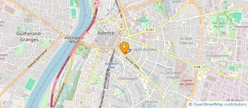localisation de l'entreprise NILE ACADEMY à VALENCE