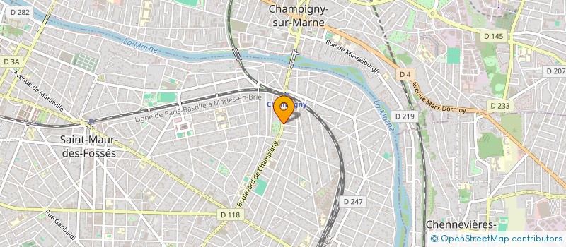 localisation de l'entreprise NILE 'SECURITE à SAINT-MAUR-DES-FOSSES