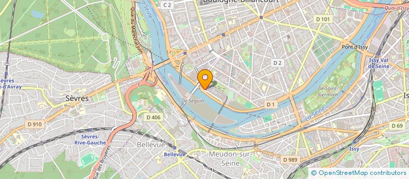 localisation de l'entreprise NILEGS  BOULOGNE-BILLANCOURT