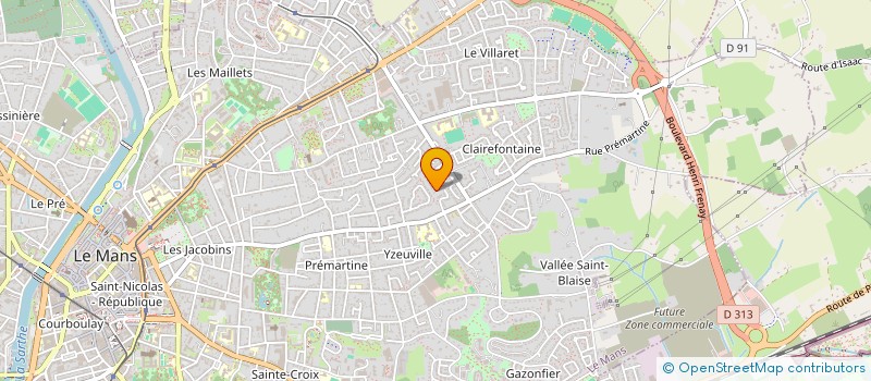 localisation de l'entreprise NILEO à LE MANS