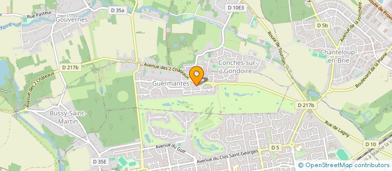 localisation de l'entreprise NILESH  GUERMANTES