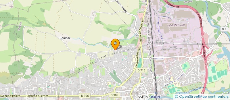 localisation de l'entreprise NILIA  ISSOIRE