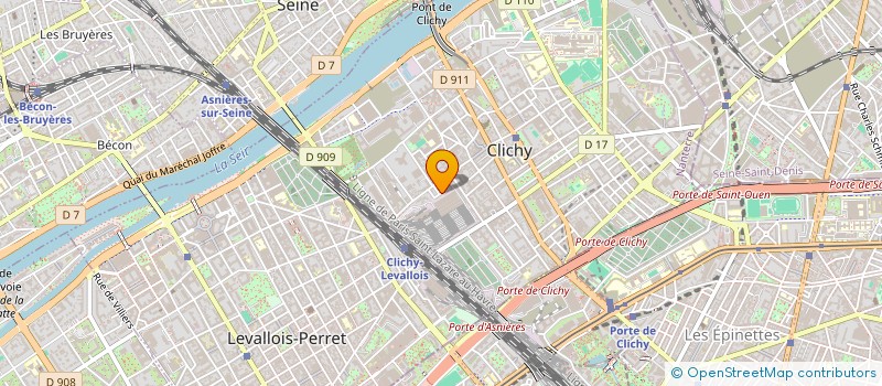 localisation de l'entreprise NILIMI à CLICHY
