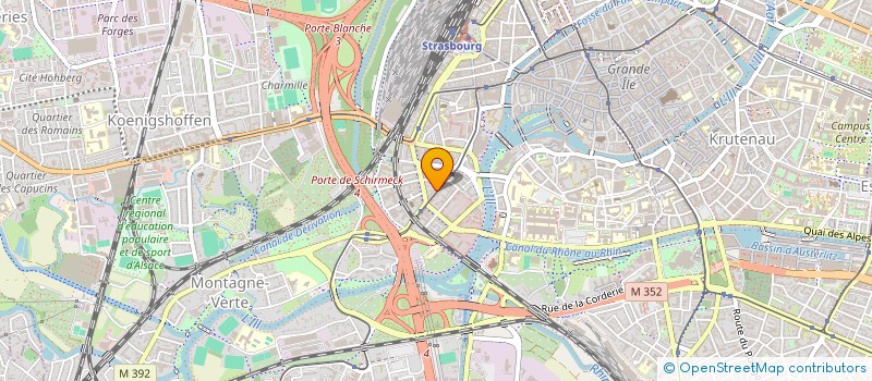 localisation de l'entreprise NILL à STRASBOURG