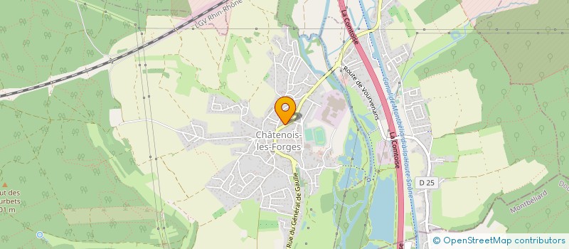 localisation de l'entreprise NILLOR à CHATENOIS-LES-FORGES