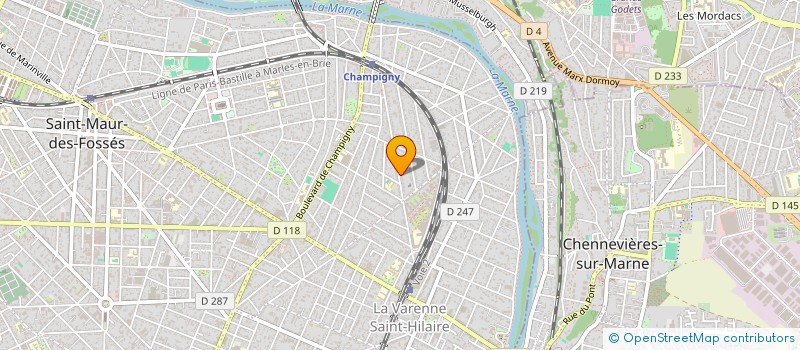 localisation de l'entreprise NILLUS FAVREAU à SAINT-MAUR-DES-FOSSES