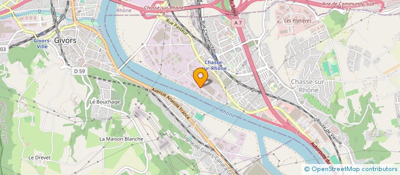 localisation de l'entreprise NILO  CHASSE-SUR-RHONE