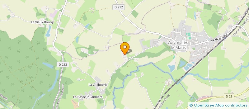 localisation de l'entreprise NILO  VOIVRES-LES-LE-MANS