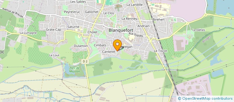 localisation de l'entreprise NILOKA à BLANQUEFORT