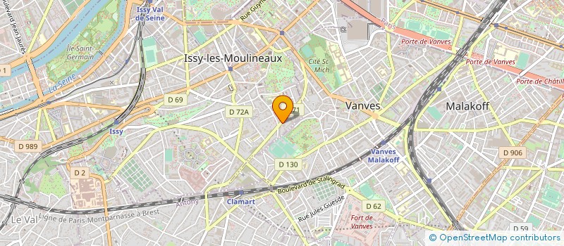localisation de l'entreprise NILOU à ISSY-LES-MOULINEAUX