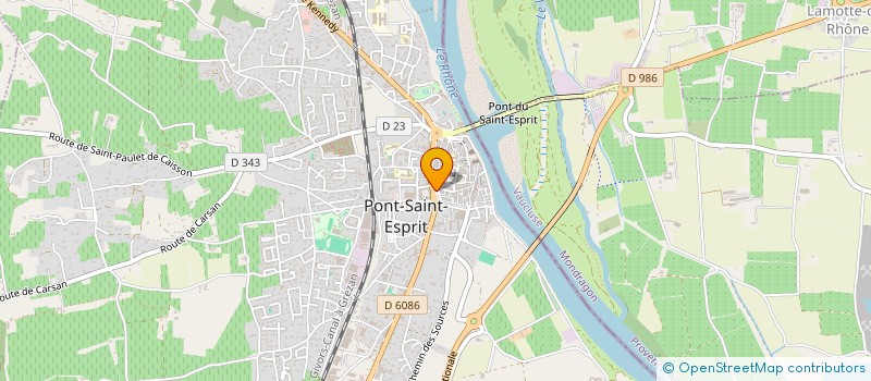 localisation de l'entreprise NILOU  PONT-SAINT-ESPRIT