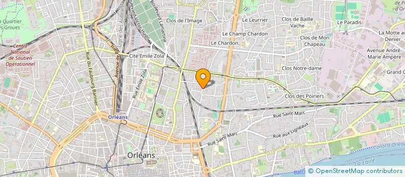 localisation de l'entreprise NILOUCAM à ORLEANS