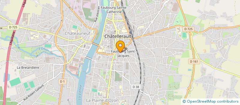 localisation de l'entreprise NILOUFAR  CHATELLERAULT