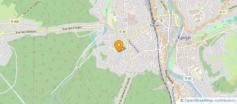 localisation de l'entreprise NILPA  CHANTRAINE