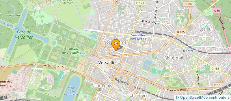 localisation de l'entreprise NILS à VERSAILLES
