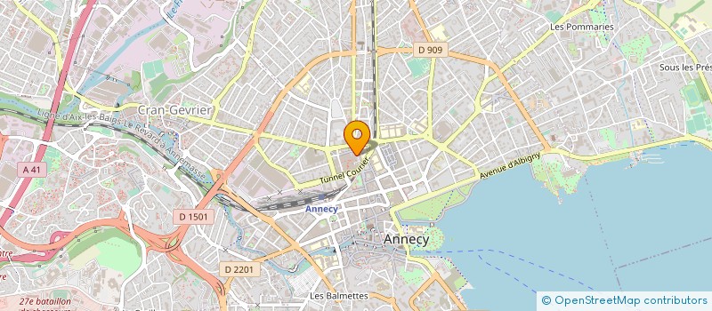 localisation de l'entreprise NILS EDITION à ANNECY
