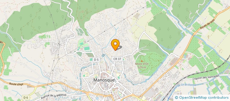 localisation de l'entreprise NILU à MANOSQUE