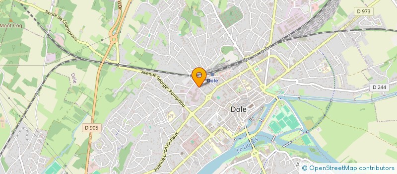 localisation de l'entreprise NILUFER à DOLE