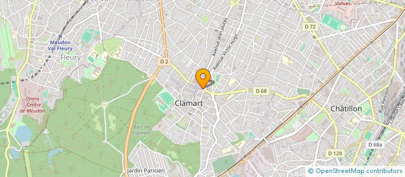 localisation de l'entreprise NIM à CLAMART