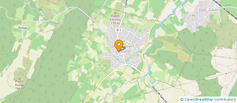 localisation de l'entreprise NIM'EN FLAT  SAINT-MAMERT-DU-GARD