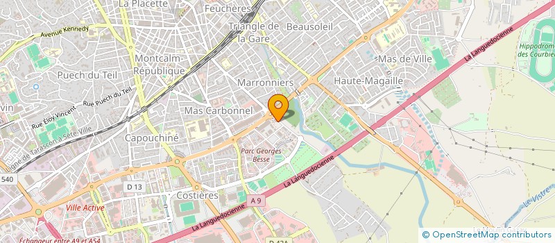 localisation de l'entreprise NIM TECH à NIMES