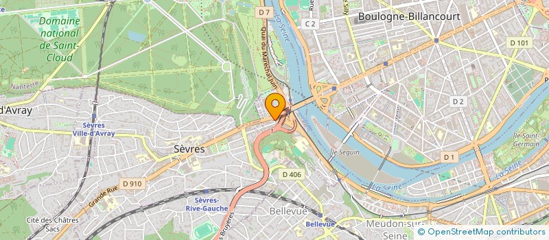 localisation de l'entreprise NIMA à SEVRES