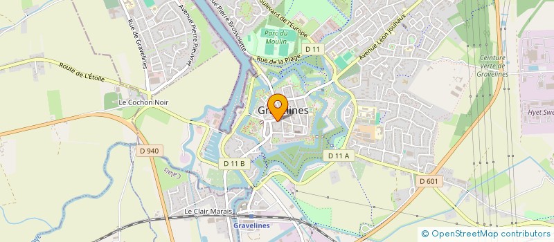 localisation de l'entreprise NIMA à GRAVELINES