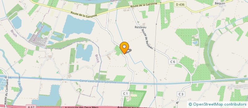 localisation de l'entreprise NIMA  MONTESQUIEU