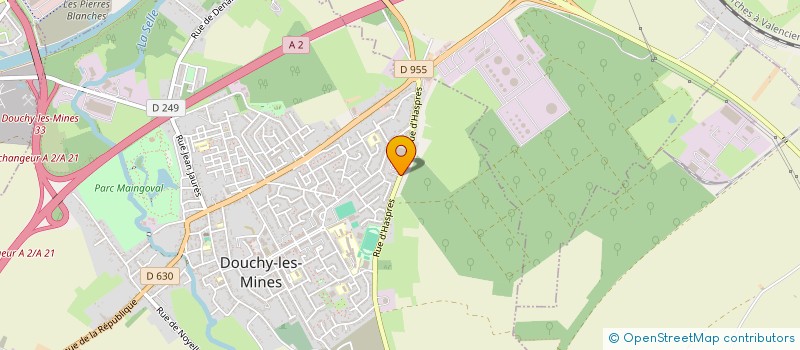 localisation de l'entreprise NIMA à DOUCHY-LES-MINES