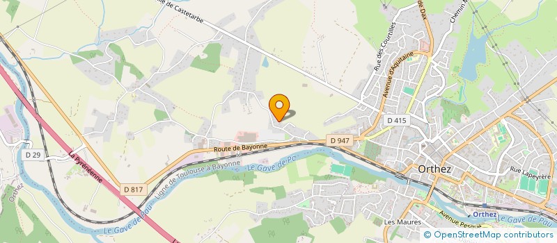 localisation de l'entreprise NIMA  ORTHEZ