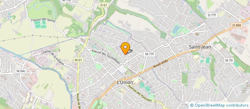 localisation de l'entreprise NIMA  L'UNION