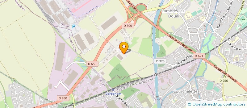 localisation de l'entreprise NIMA FOOD à LAMBRES-LEZ-DOUAI