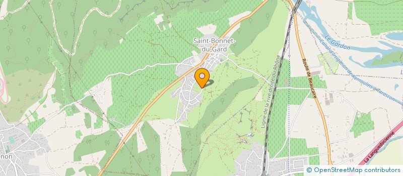 localisation de l'entreprise NIMABA  SAINT-BONNET-DU-GARD