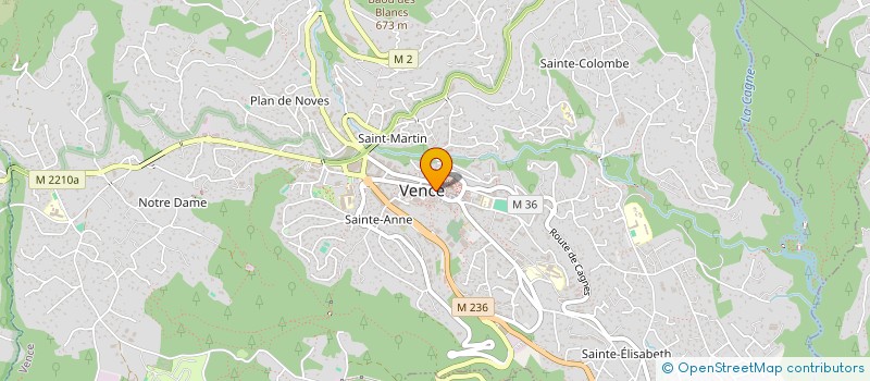 localisation de l'entreprise NIMACA  VENCE