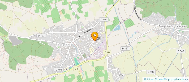 localisation de l'entreprise NIMARENA  CALVISSON