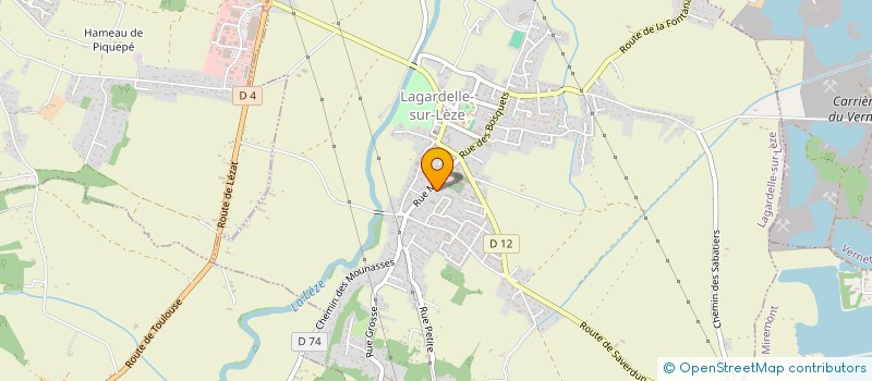 localisation de l'entreprise NIMAT  LAGARDELLE-SUR-LEZE